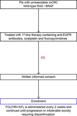 Study protocol for HGCSG1801: A multicenter, prospective, phase II trial of second-line FOLFIRI plus aflibercept in patients with metastatic colorectal cancer refractory to anti-EGFR antibodies